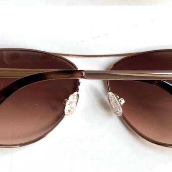 Kate Spade Gold Toned Aviator Sunglasses with Protective Pouch BNWT - Picture 5 of 8